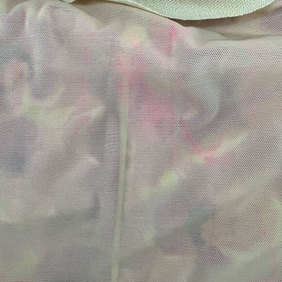 Maxine Of Hollywood Spa Shirred Girl Leg One Piece Swimsuit Purple Floral Size 1 - Picture 4 of 8